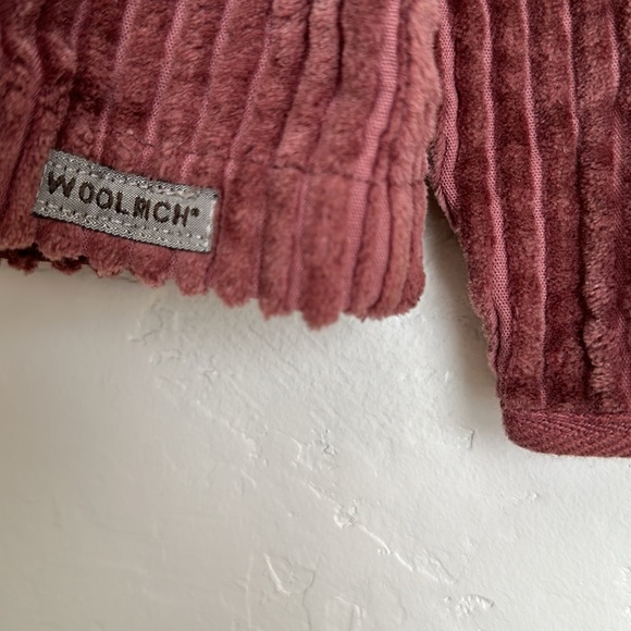Woolrich cotton corduroy zip front jacket, hazelberry deep dusty rose - Picture 3 of 9